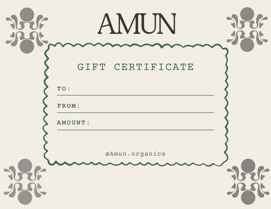 AMUN GIFT CARD